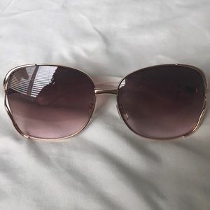 Jessica Simpson Rose Gold Sunglasses
